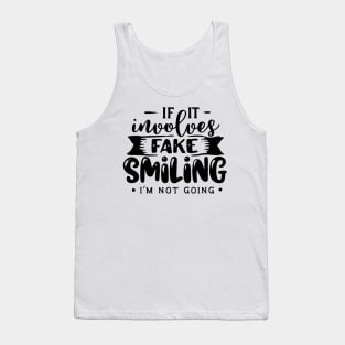 Fake Smile Tank Top